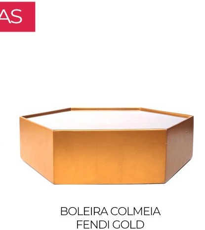 Boleira Colmeia Fendi Gold — Vintage & Cool locação
