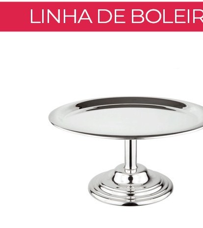 Boleira Prata Lisa P — Vintage & Cool locação