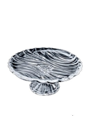 Prato Bolo com Pé Cristal Atenas — Vintage & Cool locação