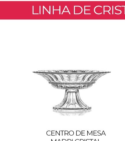 Centro de Mesa Madri Cristal — Vintage & Cool locação