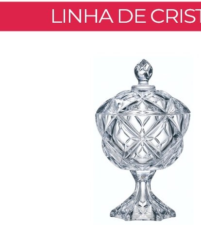 Bomboniere Bogota Cristal — Vintage & Cool locação